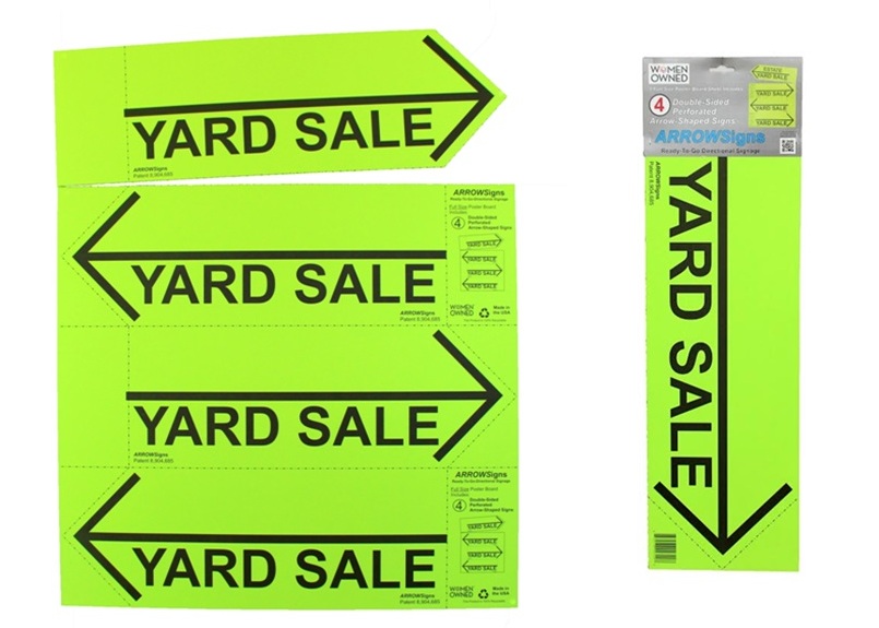 ARROWSigns Green Yard Sale Signs