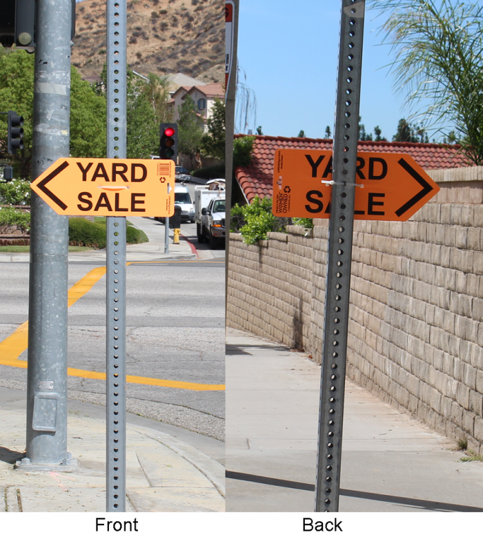 ARROWSigns-Dura-Orange-Yard-Sale-Sign-In-Use