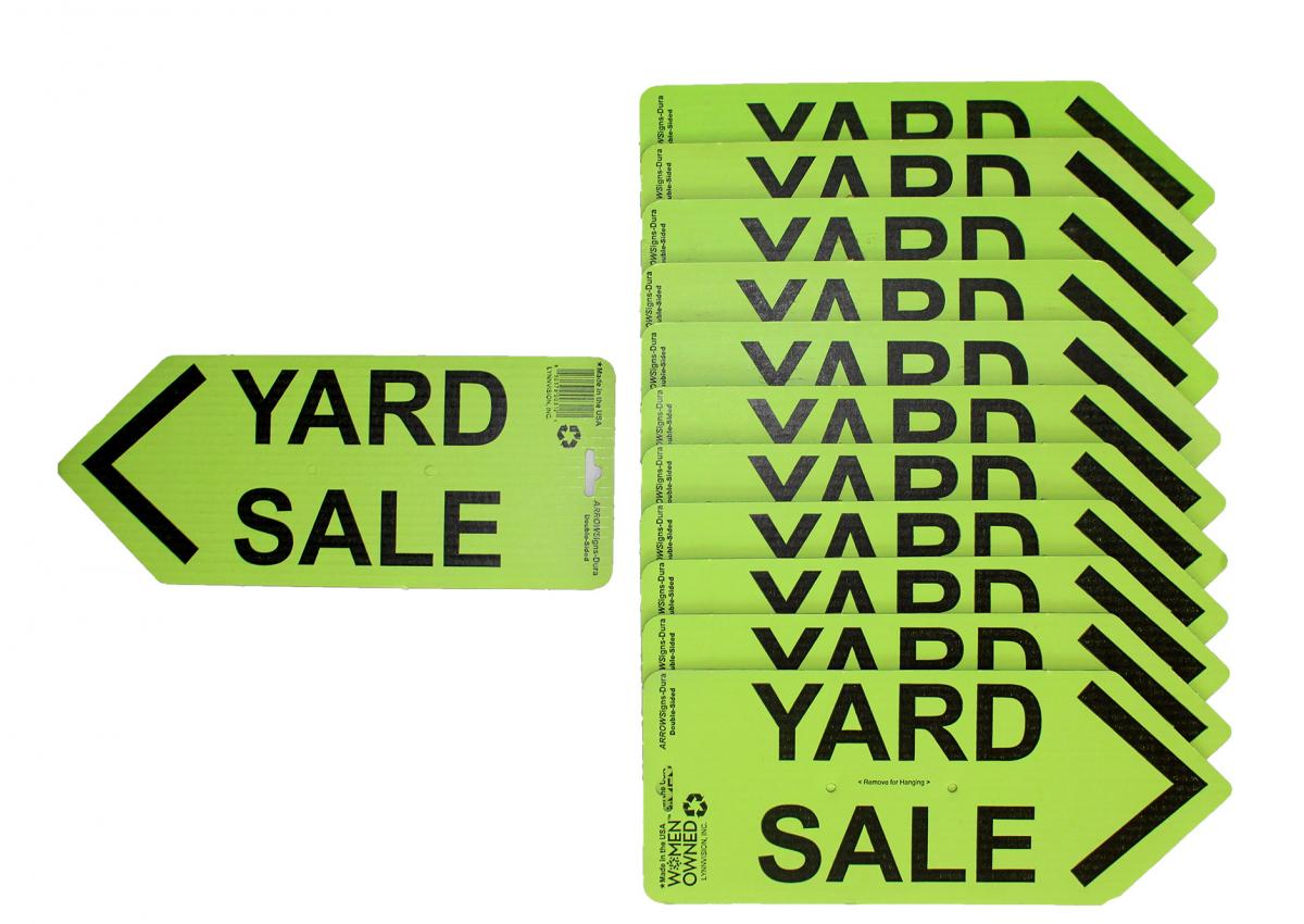 ARROWSigns-DuraGreenYardSaleSigns-Case-of-12